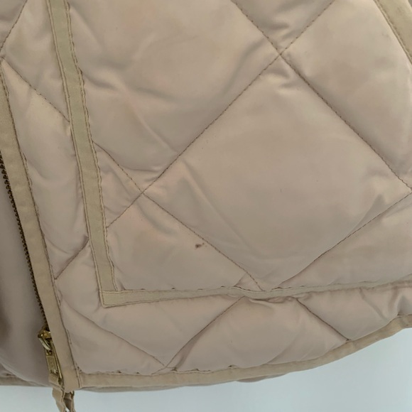 J. Crew Quilted Puffer Vest -Cream XXS - Picture 3 of 3